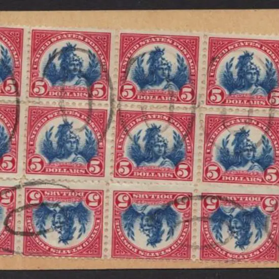 USA - Interbank Registered Parcel Tags 1936 Bank ...