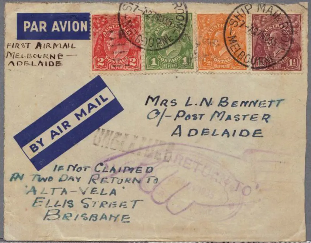 1935 (27th Nov) Melbourne to Adelaide with Ship ... Image 1++