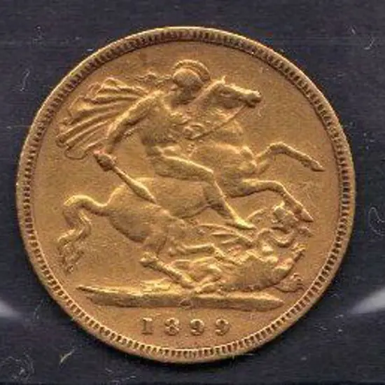 1899M Half Sovereign Fine