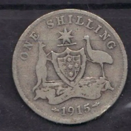 1915 One shilling VG