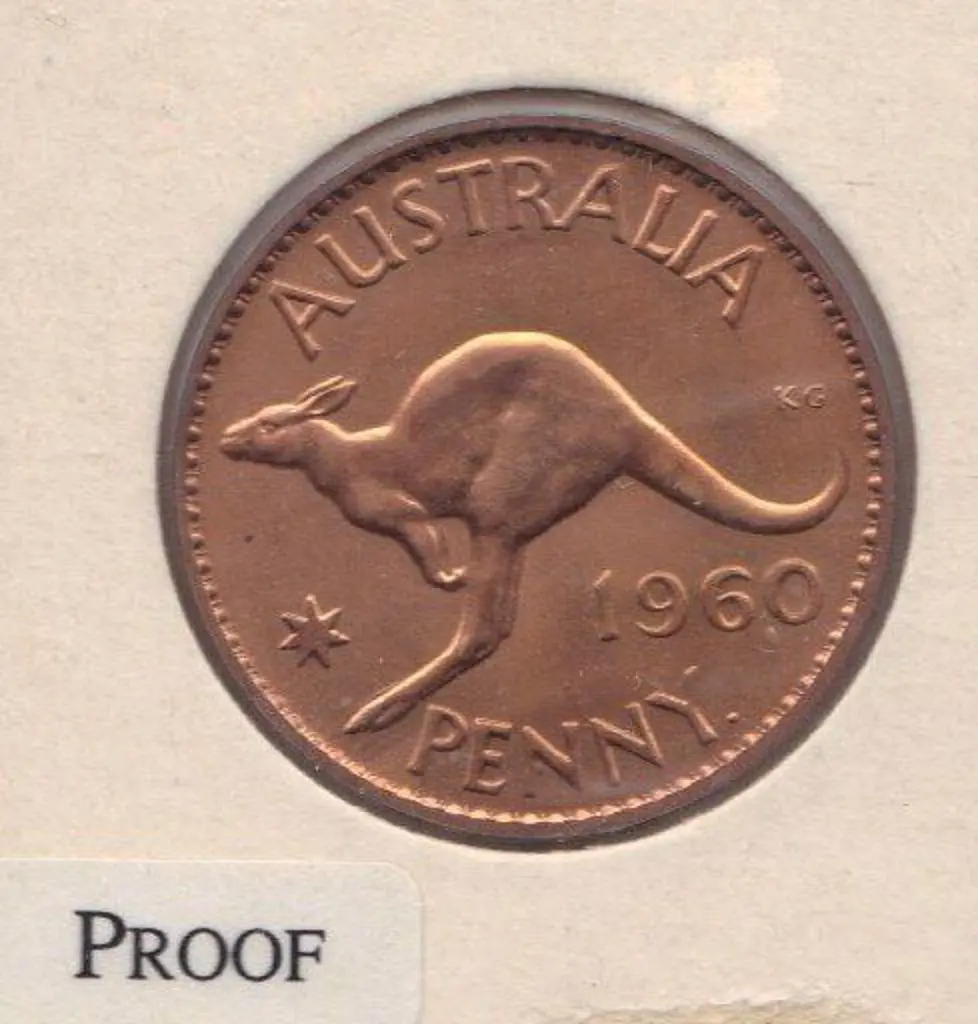 1960 One Penny proof (Perth). Couple of minute ... Image 1++