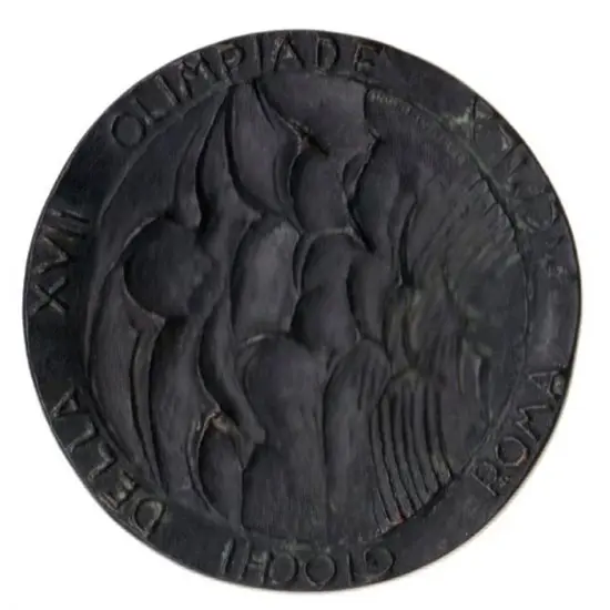 1960 Rome Summer Olympics Participation Medal. ...