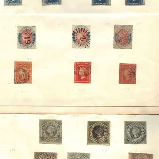 New South Wales 1854-1907 used collection on ...