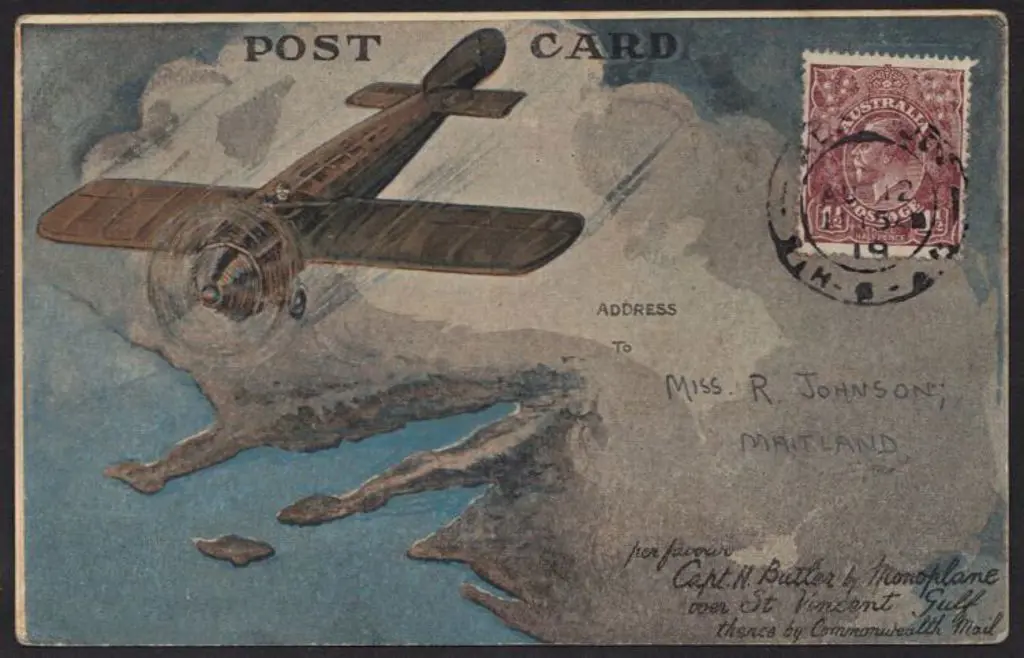 1919 (11th Aug) Harry Butler "Souvenir Aerial ... Image 1++