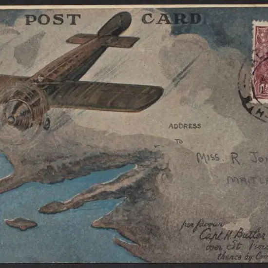 1919 (11th Aug) Harry Butler "Souvenir Aerial ...