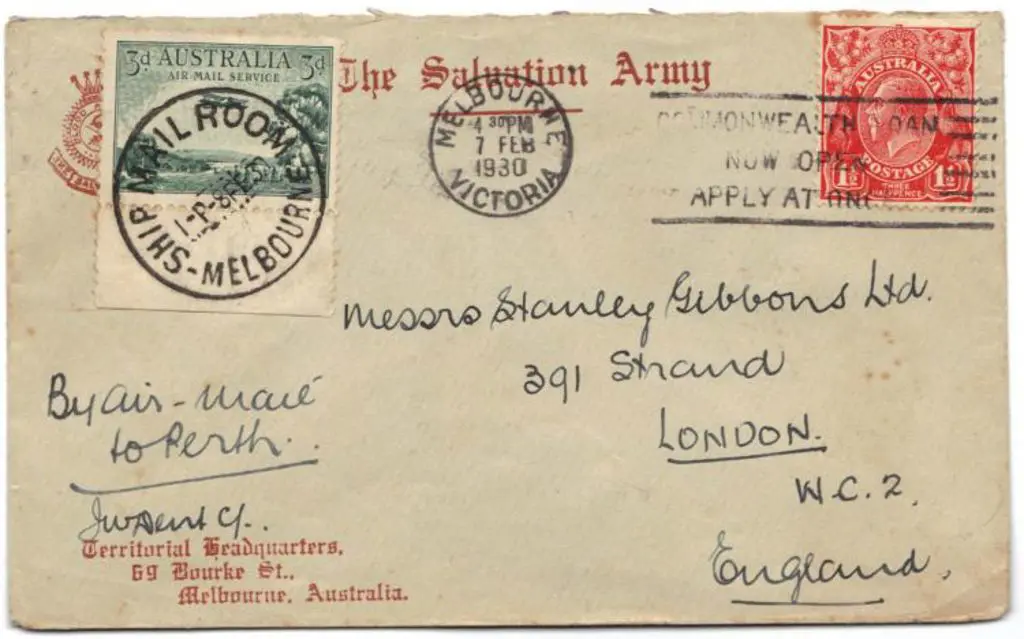 1929 & 1930 airmail covers. (1) 2nd June 29 ... Image 1++