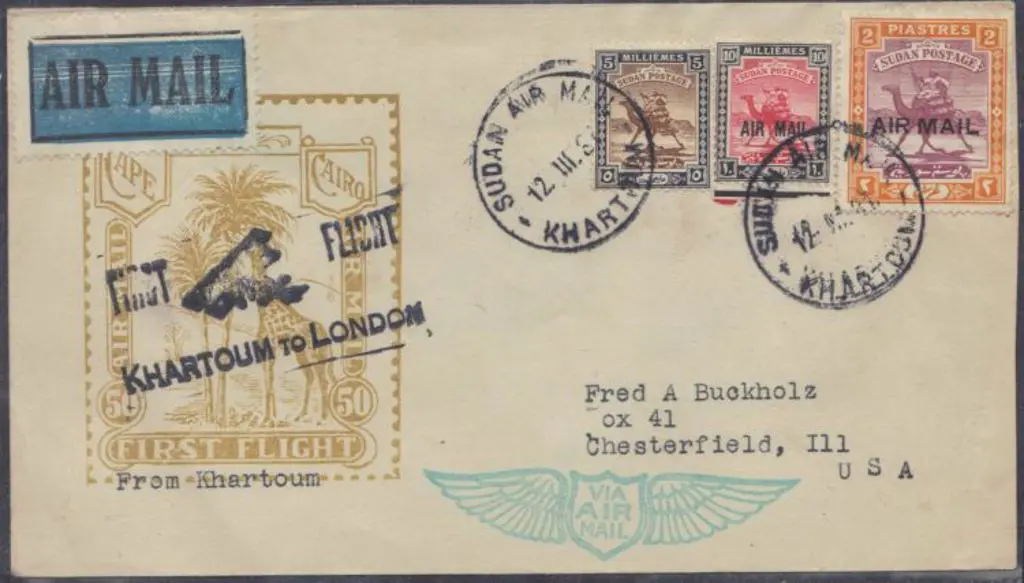 1931 (12th March) Imperial Airways First Flight ... Image 1++