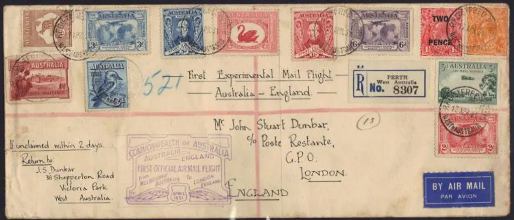 1931 (23rd April) Australia to England long ... Image 1++
