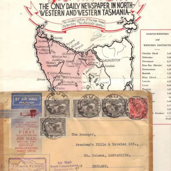 1931 (Nov) Aust to England Airmail cover from ...