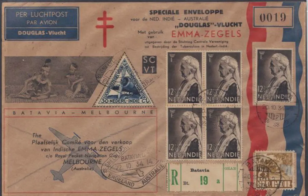 1934 (22nd Oct) Batavia to Australia flight on ... Image 1++