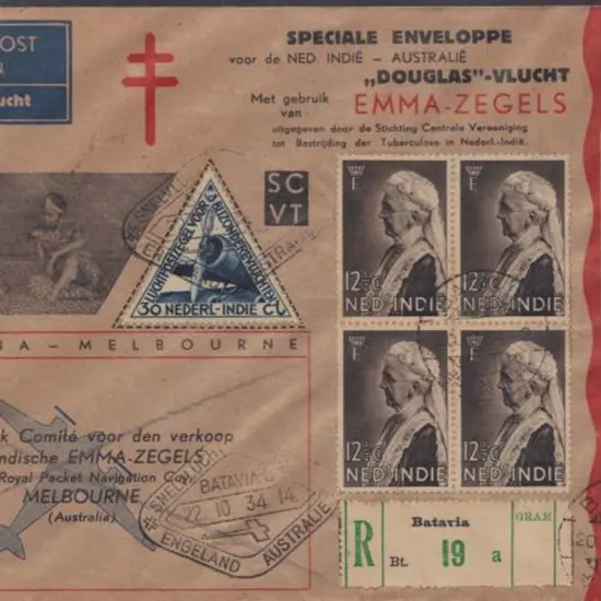 1934 (22nd Oct) Batavia to Australia flight on ...