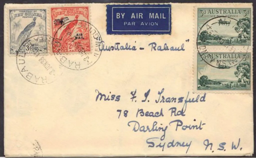 1938 (30th May) WR Carpenter Airlines Sydney to ... Image 1++