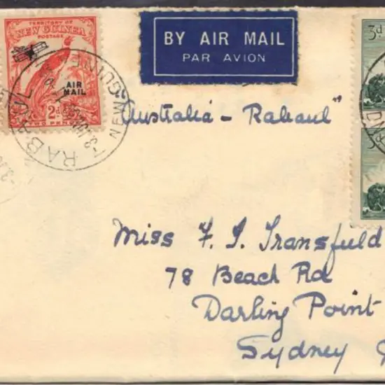 1938 (30th May) WR Carpenter Airlines Sydney to ...