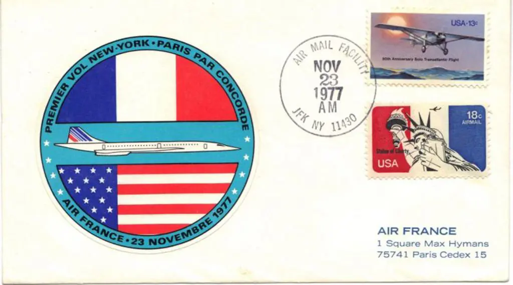 1977 (23rd Nov) Concorde first flight New York to ... Image 1++