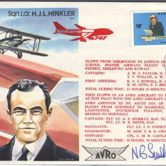 1978 (9th June) Oakland, California to Brisbane ...