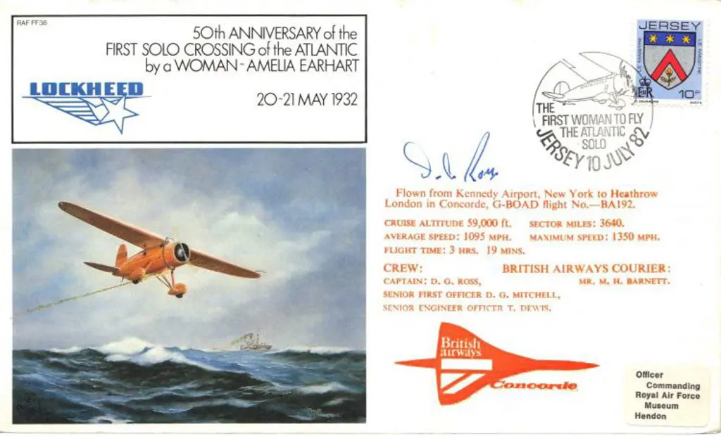 1982 (July) Concorde flight cover from Kennedy, ... Image 1++
