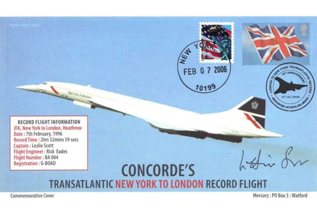2006 (7th Feb) Concorde Transatlantic New York to ... Image 1++