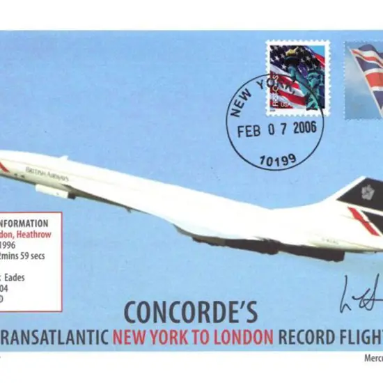 2006 (7th Feb) Concorde Transatlantic New York to ...