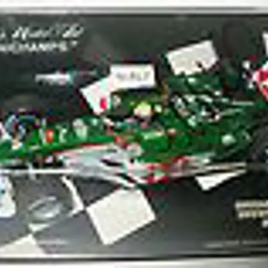 2003 Mark Webber 1/43 Minichamps model Jaguar ...