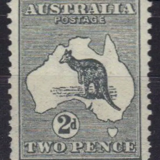 2d grey. Fine MLH & well centred. SG 3