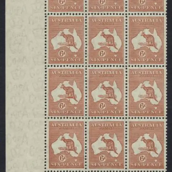 1931-47 C of A watermark 6d chestnut bottom left ...