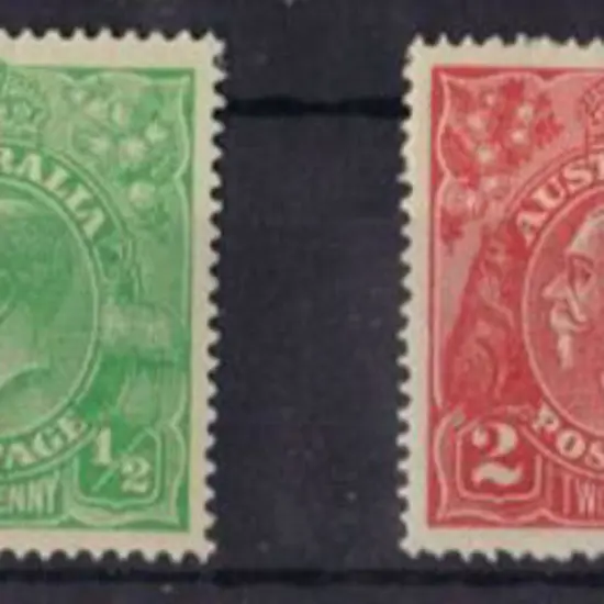 1914-20 Single watermark 5d chestnut line perf ...