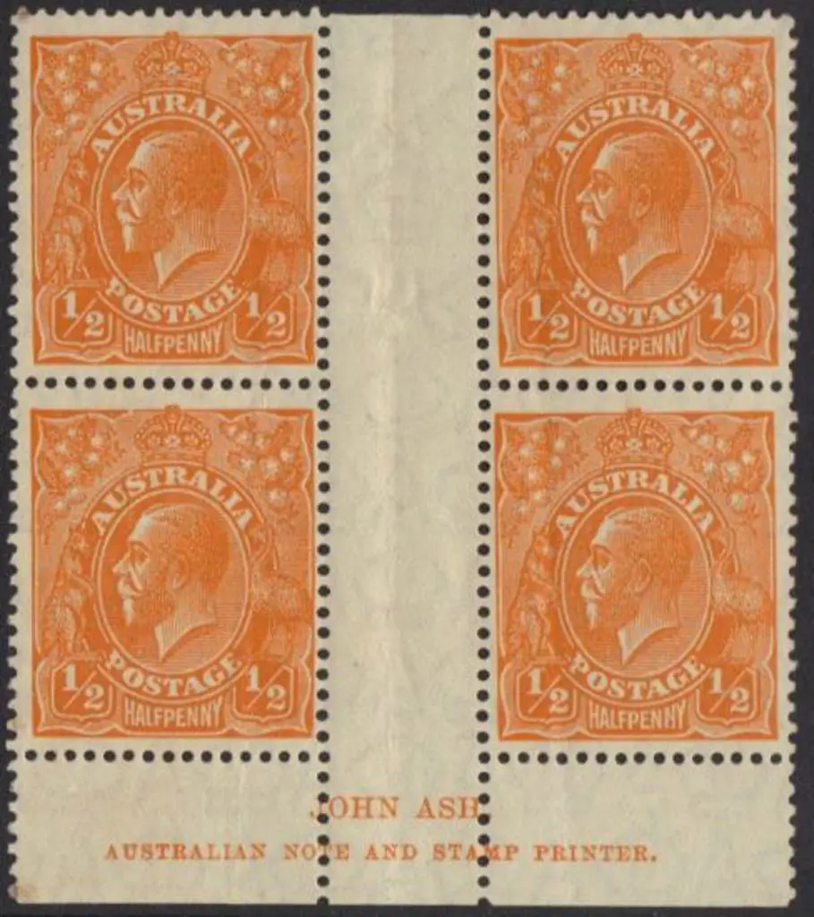 1926-30 Small Multiple watermark perf13½ x 12½  ½d ... Image 1++