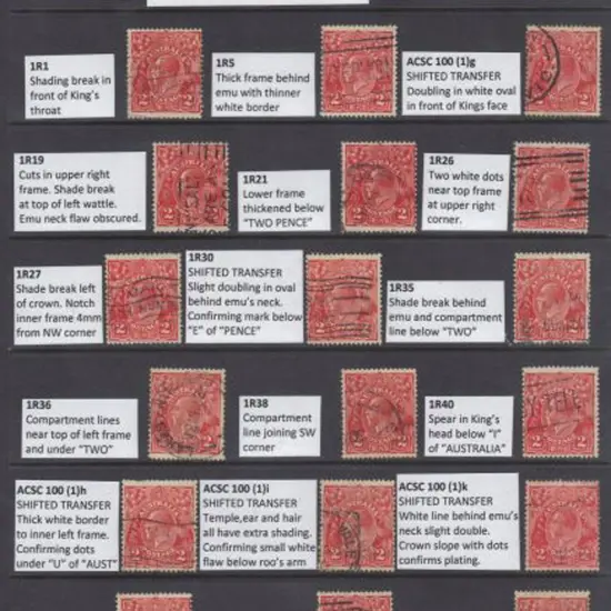 2d red Die II collection of used positioned ...