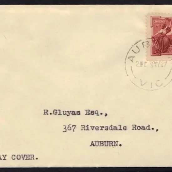 1927 (9th May) 1½d Parliament House plain FDC with ...