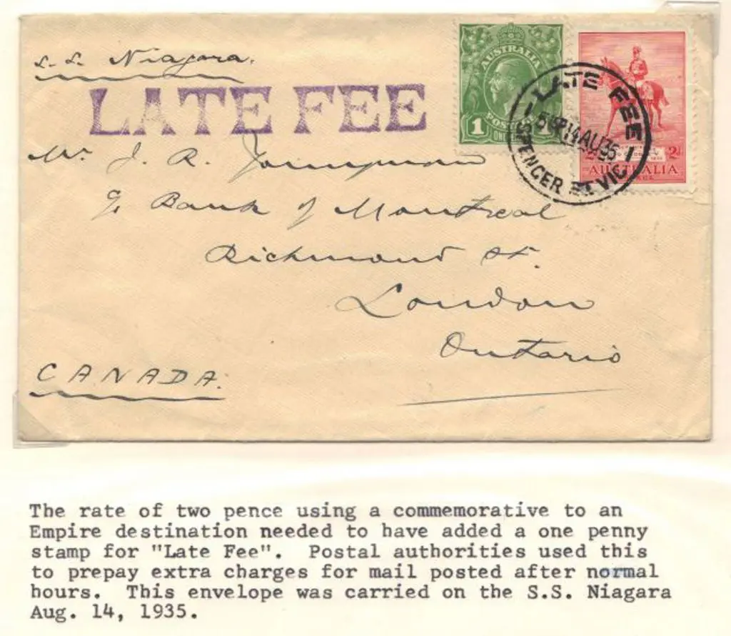 1935 cover per "S.S.Niagara" to London, Ontario ... Image 1++