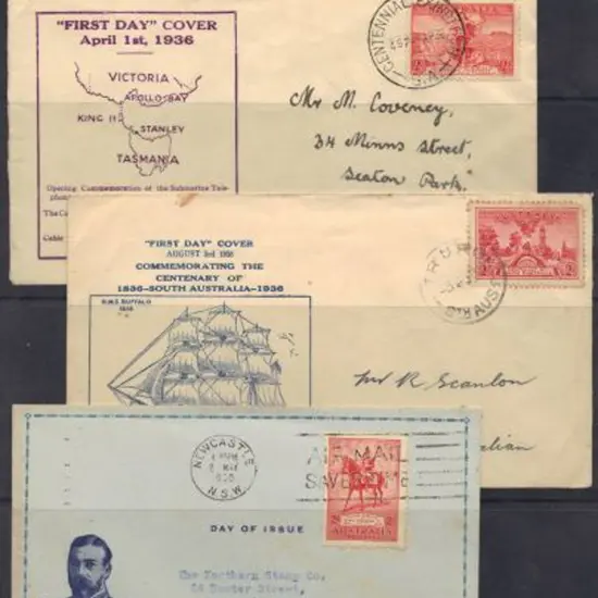 1935 Silver Jubilee 2d FDC with clear machine FDI ...