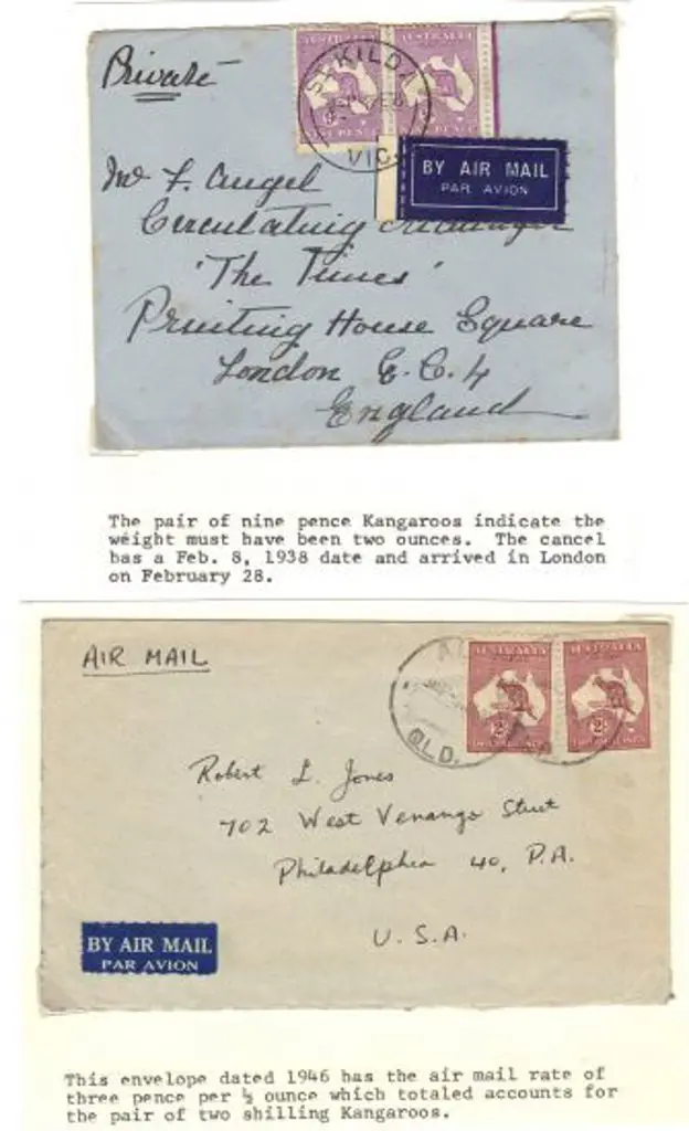 1938 (8th Feb) Airmail cover to England bearing ... Image 1++