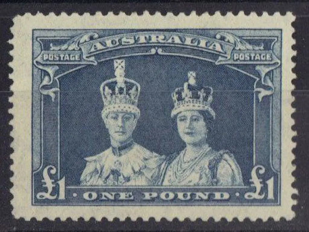 1938 £1 Robes on thick paper. Fresh MUH. SG 178 Image 1++