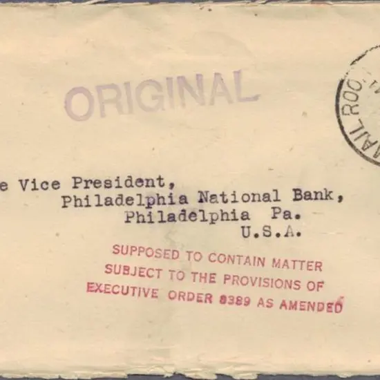 1941 3½d KGVI blue on cover addressed to ...