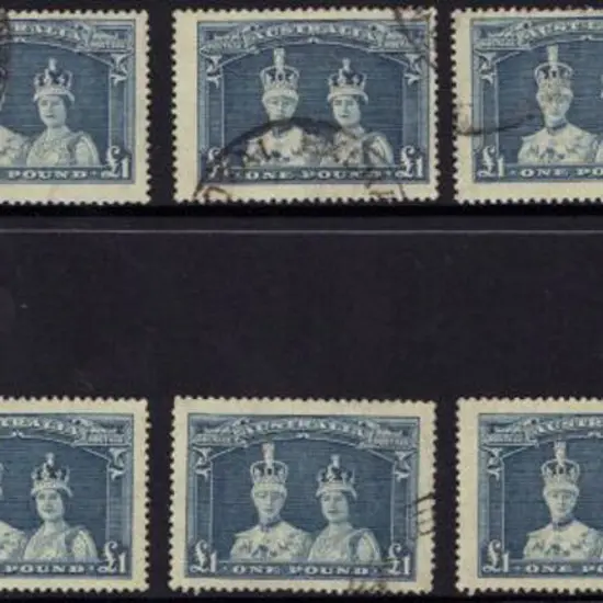 1949 £1 Robes on thin paper. Fine used examples x ...