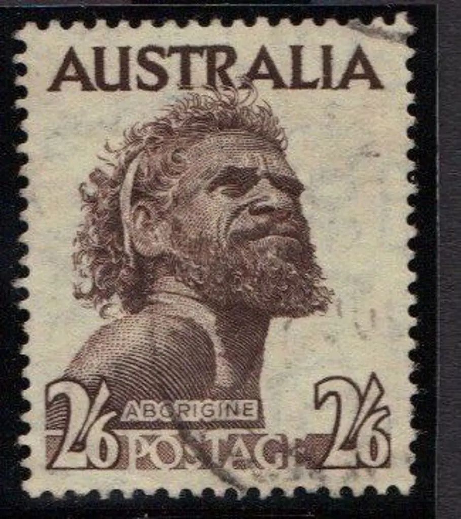 1952/65 2/6d aboriginal with wmk sideways inverted ... Image 1++