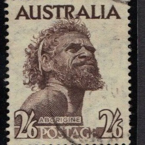 1952/65 2/6d aboriginal with wmk sideways inverted ...