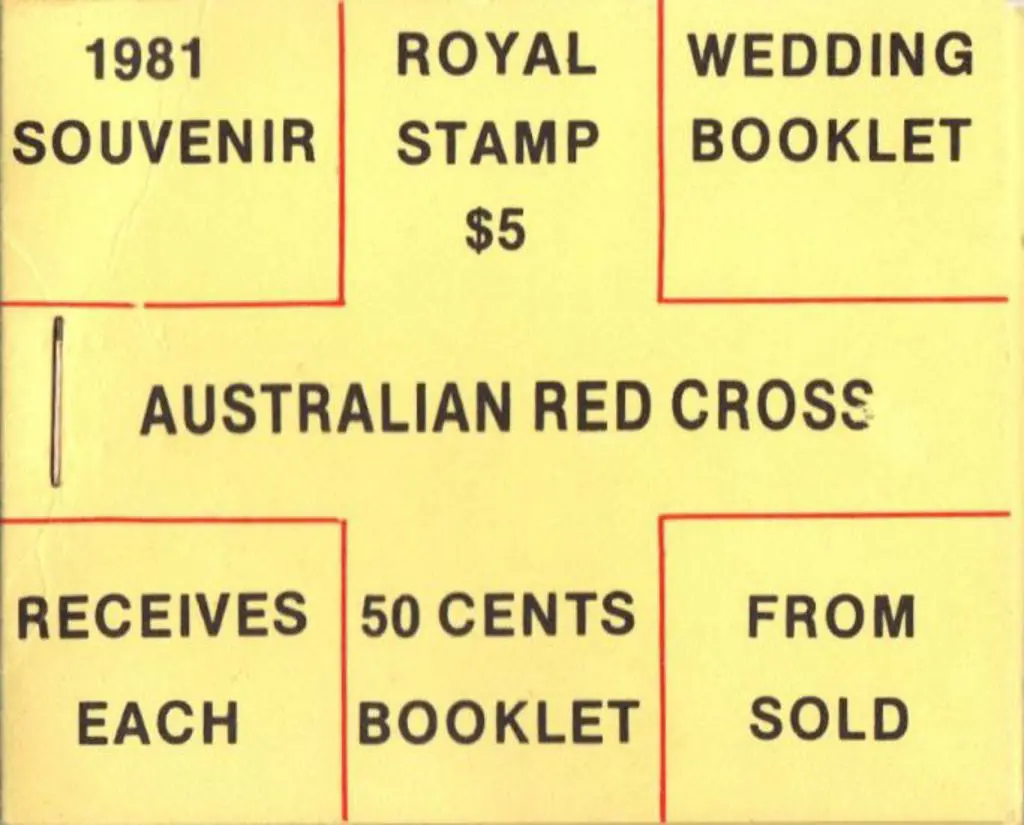 1981 Royal Wedding Booklet produced by Australian ... Image 1++