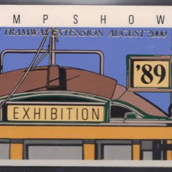 1989 Trams booklet overprinted "SYDNEY TRAMWAY ...