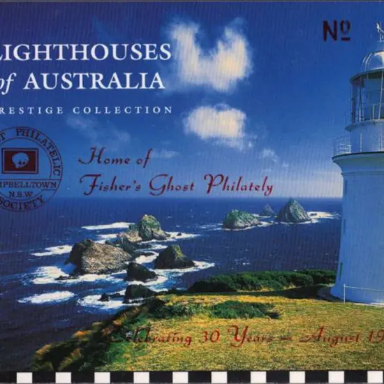 2002 Lighthouses Prestige Booklet overprinted ...