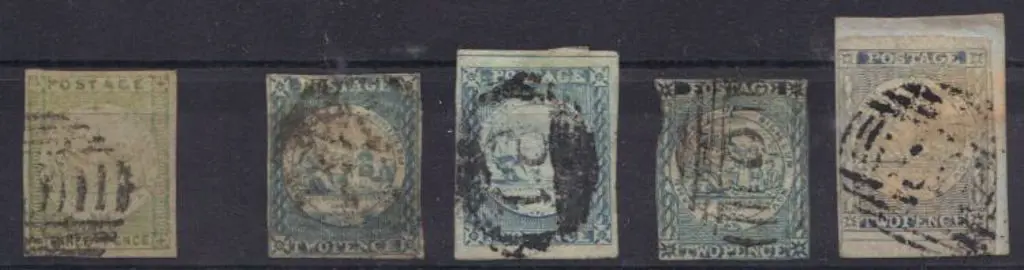1850 2d "Sydney View" x 4 & 3d in variable cond. ... Image 1++