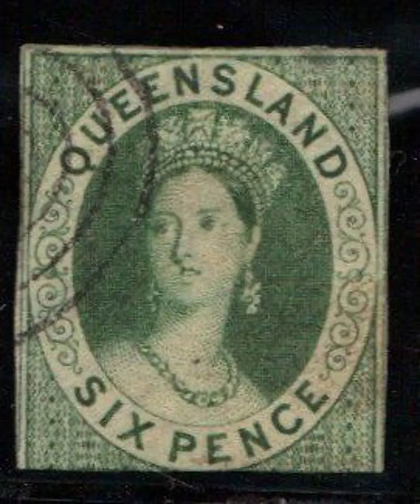 1860 1d, 2d with clear margins (2d thin spot) & ... Image 1++