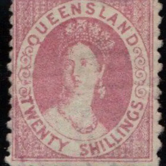 1880 20/- rose. A couple of short perfs & gum ...