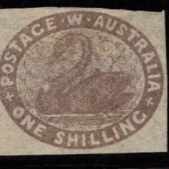 1855 1/- grey-brown fresh unused with 4 good even ...