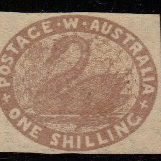 1855 1/- pale brown unused with 4 close to good ...