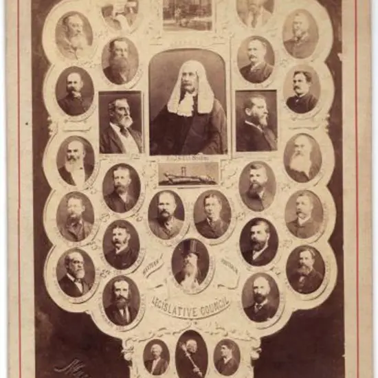 1885-1888 Legislative Council photo illustrated ...
