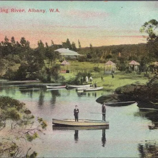 1900's Postcard, colour, showing "Tea Rooms, King ...