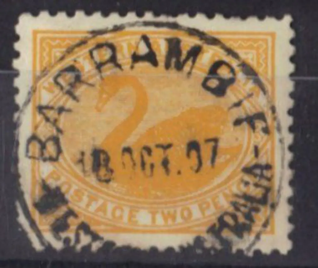 1907 (18th Nov) BARRAMBIE A27 95% strike on 2d ... Image 1++