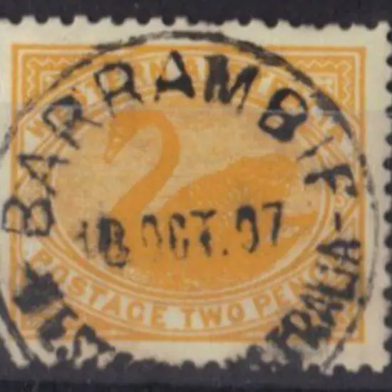 1907 (18th Nov) BARRAMBIE A27 95% strike on 2d ...