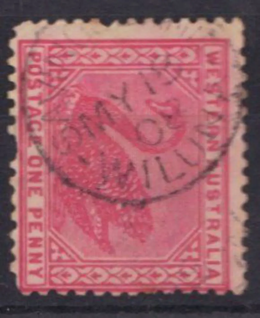 1908 (18th May) Wiluna Savings Bank Sbi tied to 1d ... Image 1++
